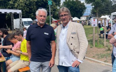 Gestern waren die Stadträte Peifer und Zeltwanger gemeinsam mit vielen Besucherinnen und Besuchern auf dem Mittelaltermarkt in Poppenweiler unterwegs.