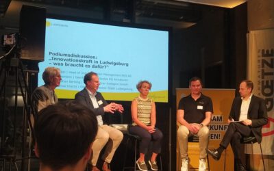 Ludwigsburger Wirtschaftstag im Goetze-Neubau mit erfrischenden Ideen und mutigen Ansagen für mehr Innovation.
