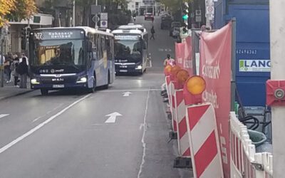 Freie Wähler fordern die Stadtverwaltung zur Prüfung der Verkehrsführung an der Mylius.- / Schillerstrasse auf.